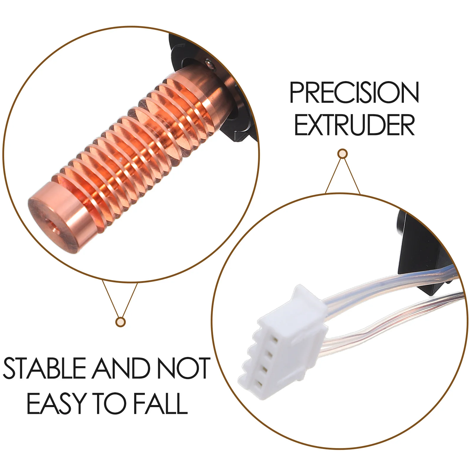 فوهات طابعة ثلاثية الأبعاد سيراميك مقوى سريع الفصل لصيانة الجودة المستقرة، تشكيلة فوهة بديلة سهلة #6
