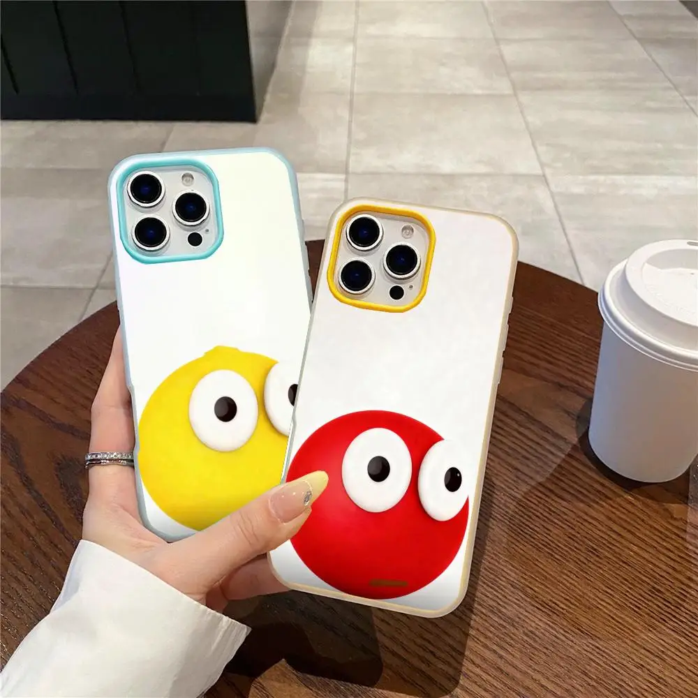 Funda para Teléfono Fall Guys Beans, Funda Protectora de Doble Capa a Prueba de Golpes para iPhone 17 16 15 14 13 12ProMax