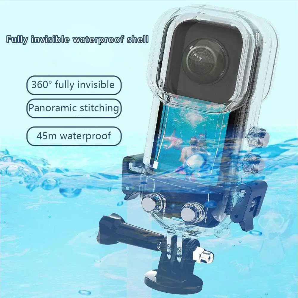 Protective Case Transparent Amera Waterproof And Anti-drop Accessories Plastic For INSTA360 X3 Protect Case L6W5