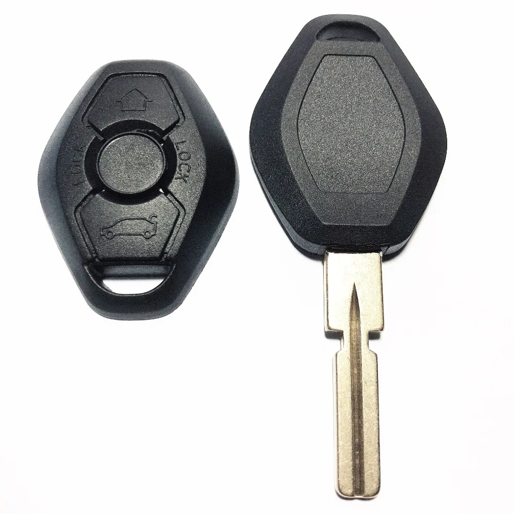 Replacement Remote Cover Case Uncut Blade Fit For BMW 3 5 7 SERIES Z Z4 X X5 M5 25i E8 E9 E46  Button Key Shell