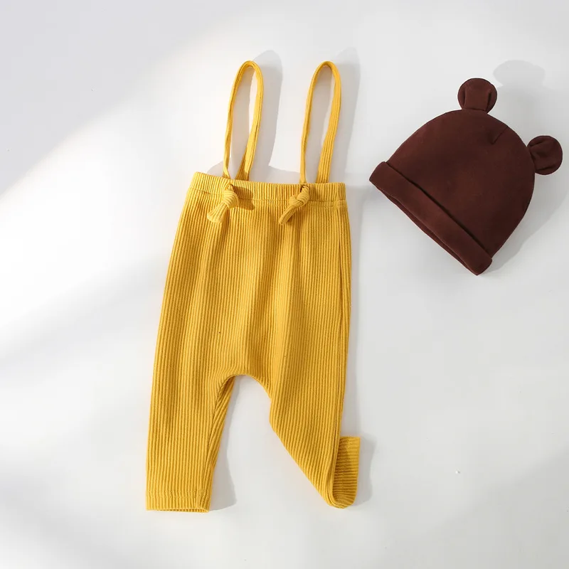 Newborn Baby Pants Leggings Girl Boy Ribbed Solid Elasticty PP Pants 0-24M Children Cute Bodysuit Toddler Trousers Korean Clothe