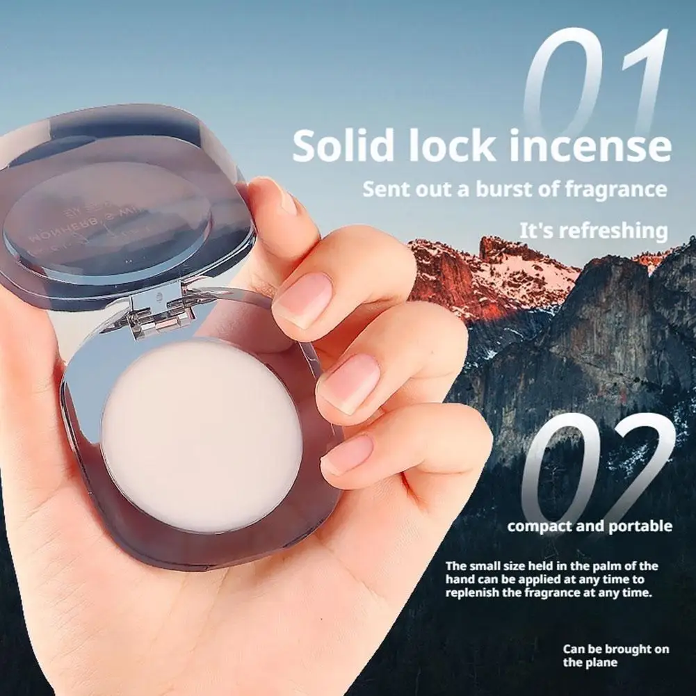 للجنسين النباتات الطبيعية الطازجة الأنيقة الصلبة بلسم العطور طويلة الأمد العطر الهدوء أنيقة السفر التنقل يؤرخ بلسم الصلبة