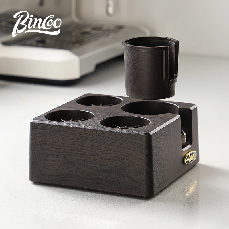 Bincoo Four Hole Coffee Press Foundation Make-up Press Powder Hammer Dispenser  Seat Espresso Extract 51/58mm General Purpose