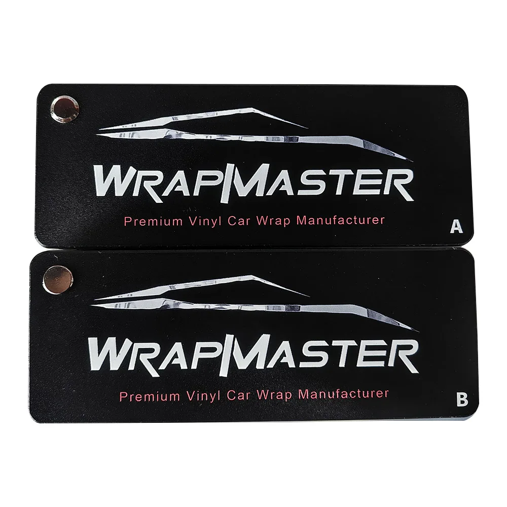 2 Sets PET Liner Vinyl Sample Book Car Wrap Film Swatch Book - Automotive Paint Color Matching Tool