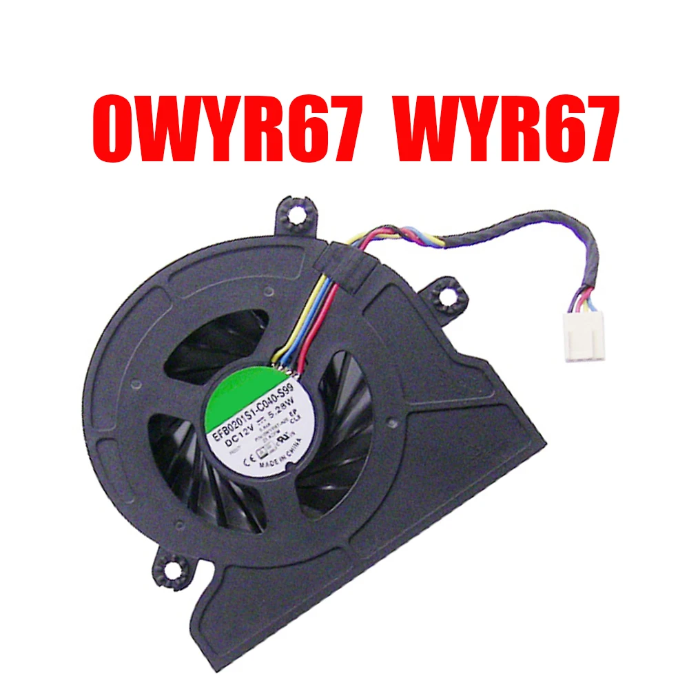 

Cooling Fan For DELL For Optiplex 3030 All-In-One W10B001 0WYR67 WYR67 EFB0201S1-C040-S99 DC12V 5.28W New