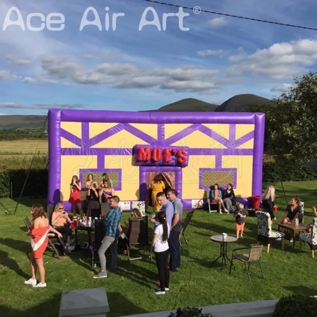 Commercial Grade Carnival Events Pop up Marquee Inflatable Cube Tent for Outdoor Party