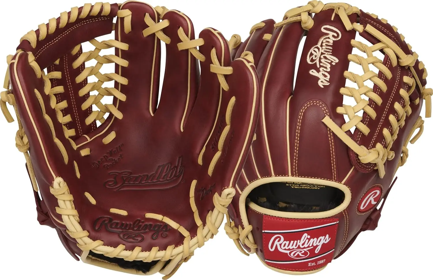 

Baseball Glove 11.5"-12.75" Sandlot Series for Infield/Outfield