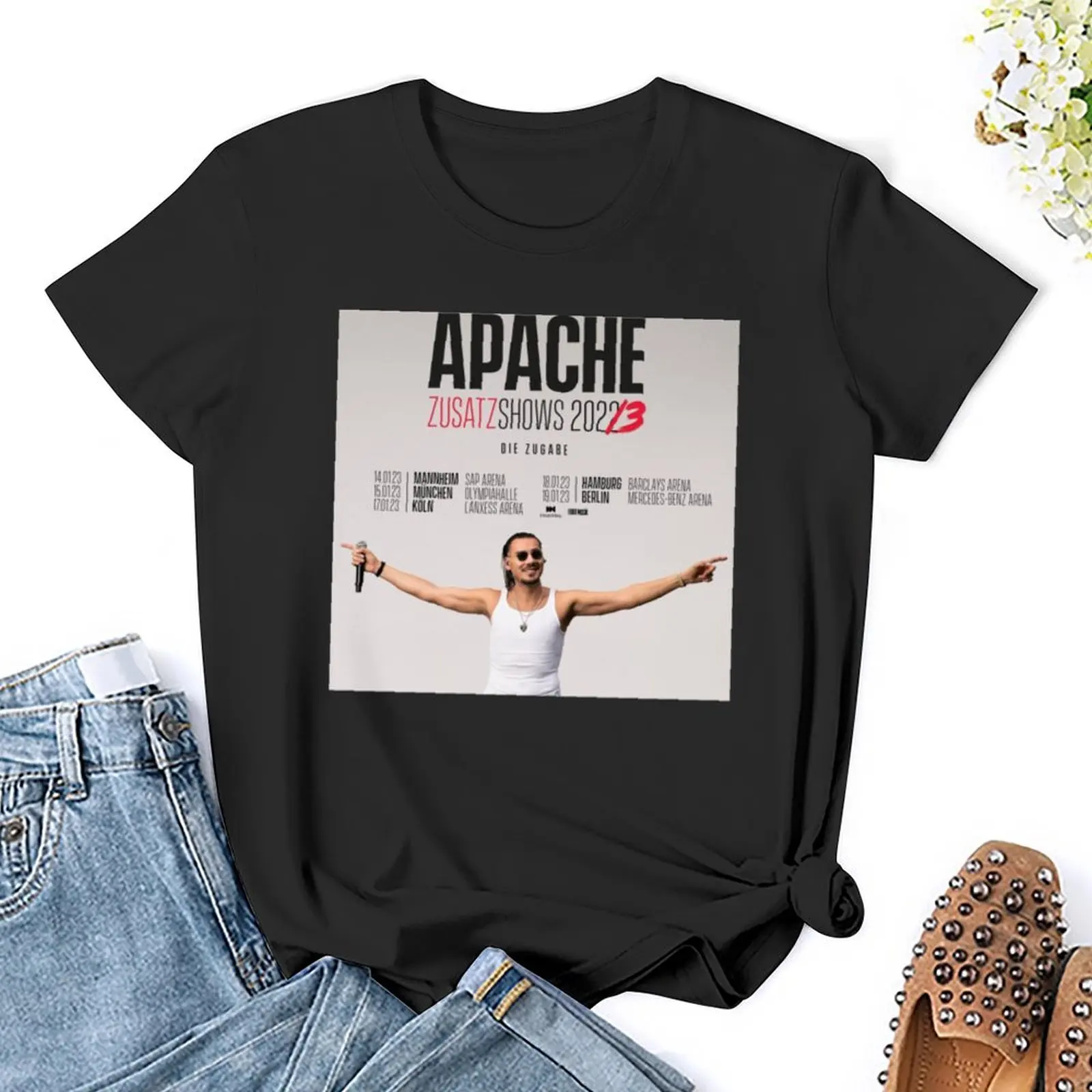 APC207-T-Shirt Vintage Ample pour Femme, Vêtement de Grande Taille, Mignon, Médicaments, Fans de dehors