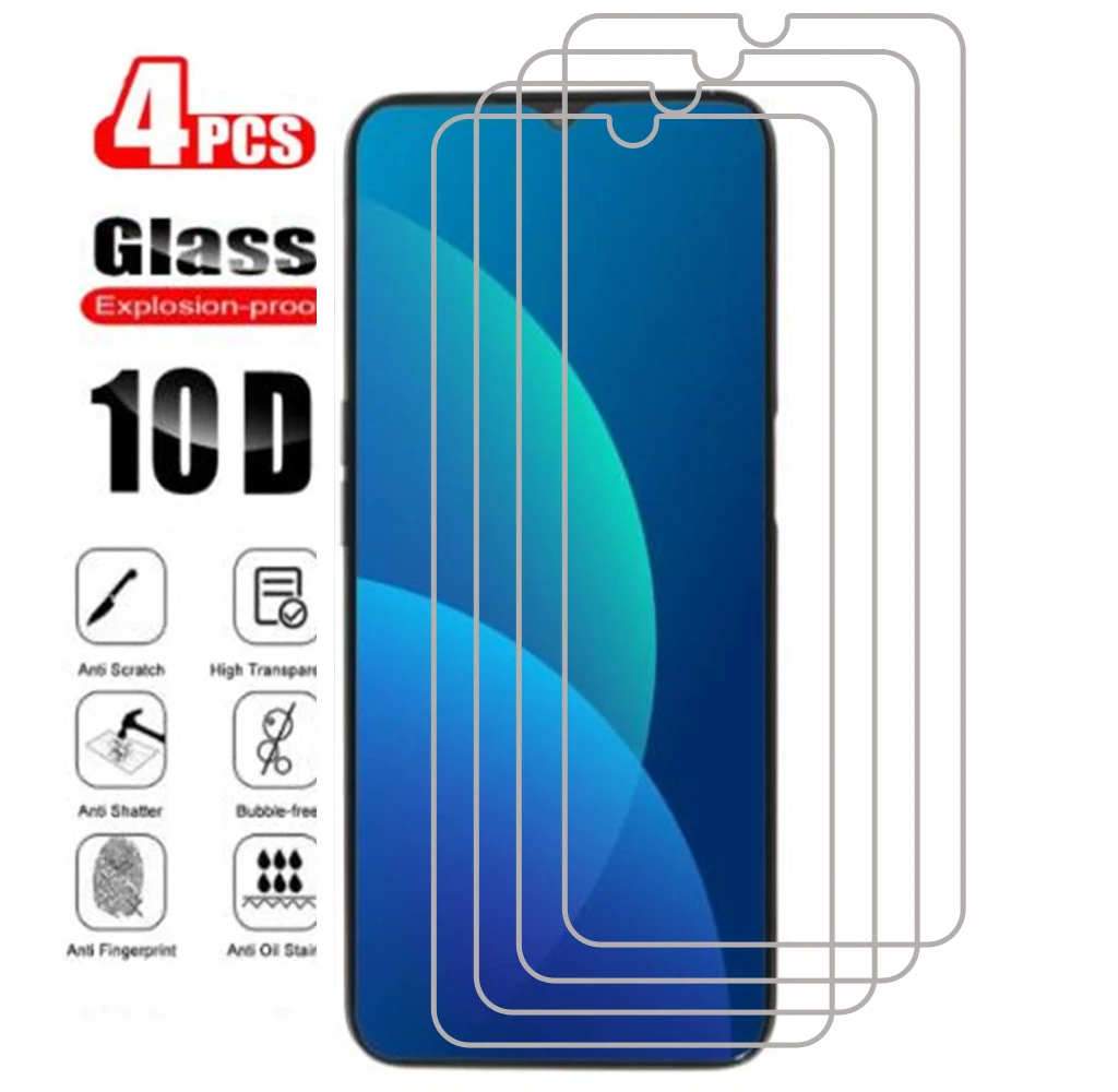 4Pcs screen protector für oppo a15 a15s a16 a16s a16k schutz ausgeglichenes auf oppo a15 16 eine 15 15s 16 s 16 s 16k 15a 16a film