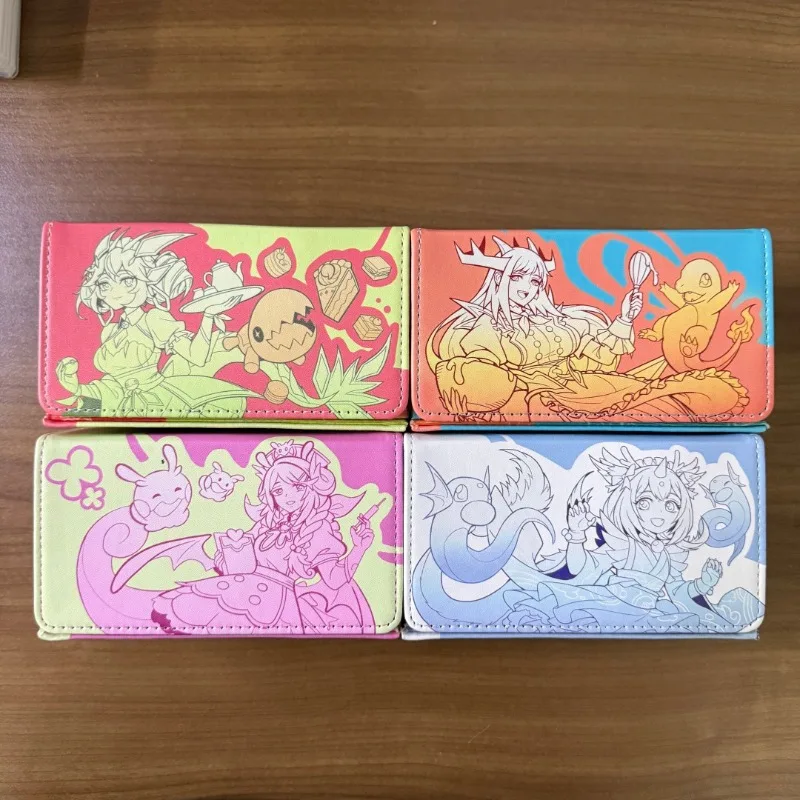 

4models Yu-Gi-Oh! Nurse Dragonmaid Magnetic Side Plug Board Game Card Box Parlor Dragonmaid OPCG PTCG Game Card Storage Box Gift
