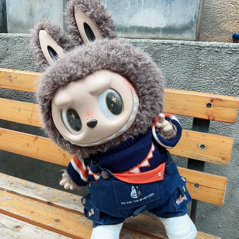 For 58cm Feference Zimomo Leader Trendy Play Handmade Vinyl Doll Pulling Cloth Khaki Set Baby Clothes Original