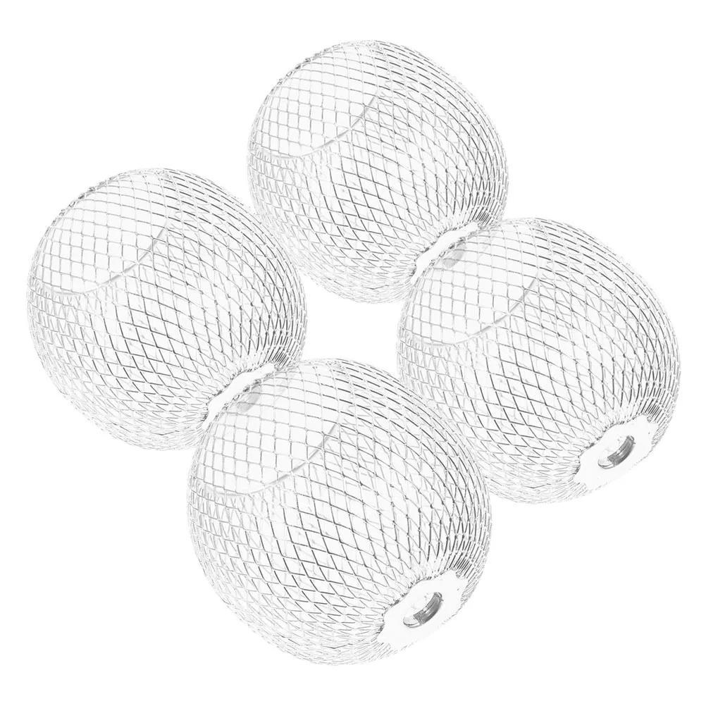 

4Pcs Hollow Metal Lampshade Spherical Pendant Light Fixture Dining Room Globe Lamp Shade Industrial Ceiling Light