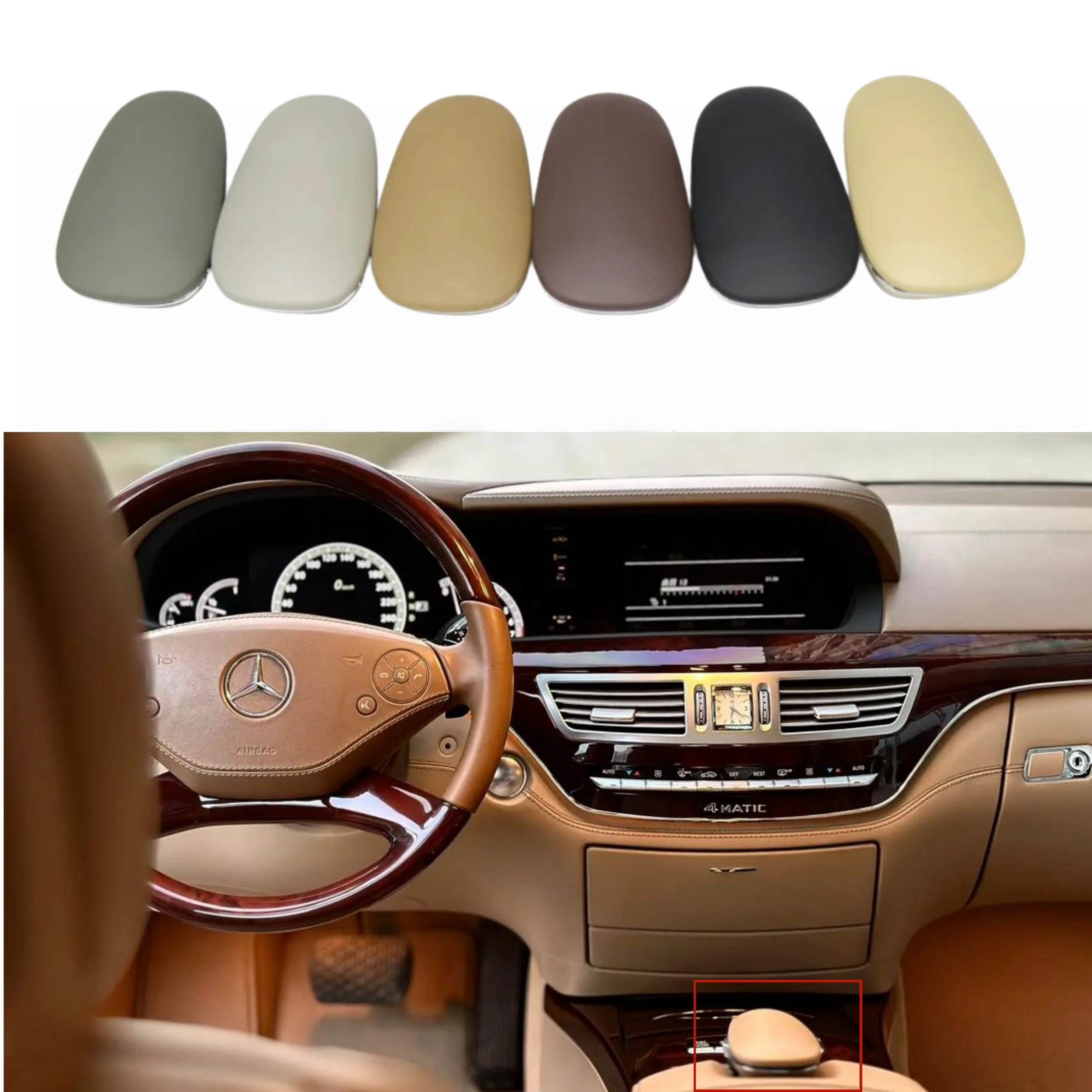 

Чехол для телефона на центральную консоль автомобиля Mercedes Benz W221 S-class 2005-2013 (2216800319)