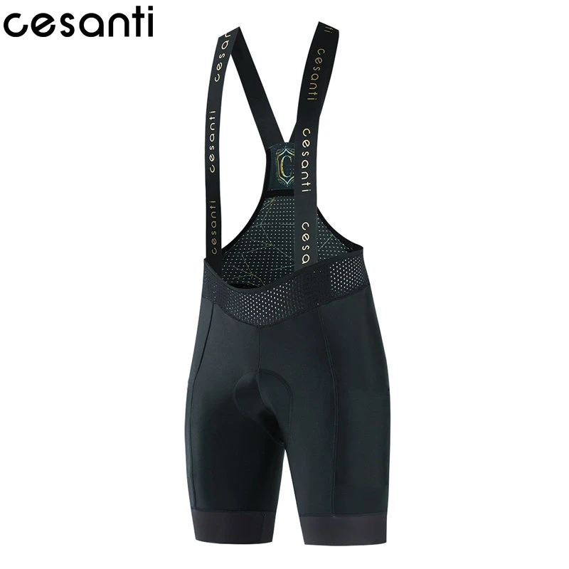 

CESANTI Men Cycling Shorts Strap Italy Fabric Pro High-density Sponge Pad Millot MTB Male Bicycle Clothing Bike Sports Outfit