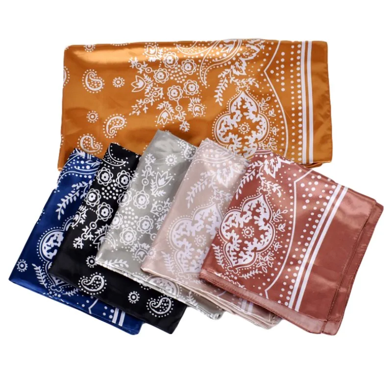 Spring New Retro Paisley Pattern Printed 90 Square Scarves Wholesale European and American Fashion Scarves