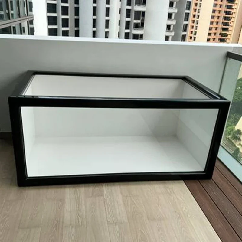 Koi Fish Tank Office Hotel Bedroom Living Room Dining Room Large Super White Glass Fish Tank FRP Koi Traditional Fermination VAT