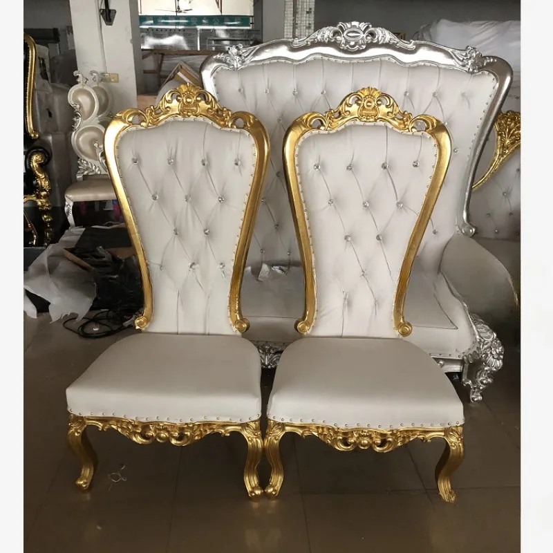 Factory direct sales, European high-back solid wood chair, hotel club, banquet, manicure, foot massage chair, wedding and weddin