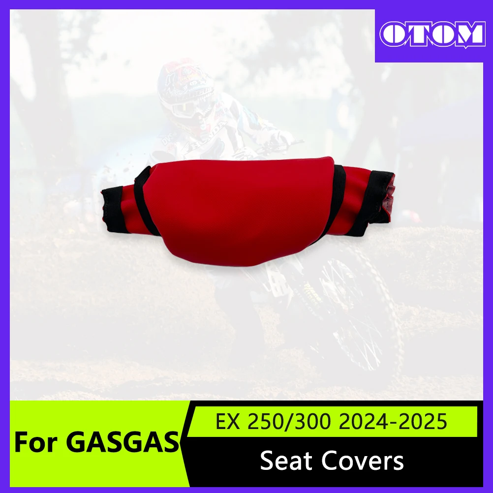 

OTOM Seat Cover for GASGAS 24-25 Motorcycle Soft Stretchy Waterproof Cushion Red Seat Protector EC ECF ES EX MC 125 250 350 450