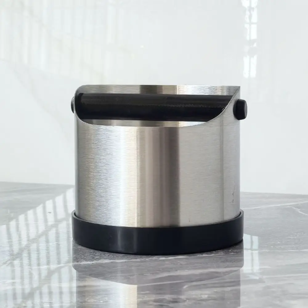 Professional Espresso Waste Bin Stainless Steel Coffee Grounds Bucket Home Cafe Barista Cleaning Equipment Tool