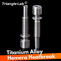 Trianglelab  M4 Titanium Alloy Heatbreak V6 HOTEND  M4 V6  HOTEND M4 V6 Heatsink for DDB Extruder prusa 3D printer