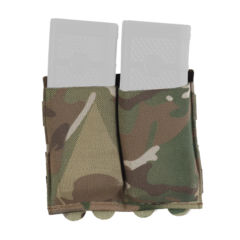 5.56 7.62 Double Magazine Pouch Tactical Molle Magazine Holster Elastic Tool Storage Bag