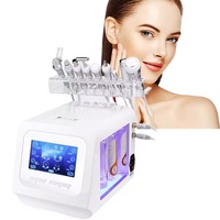 9 in 1 Hydra Water Dermabrasion Facial Hydro Ultrasonic Face Skin Scrubber Face Lift Acne Treatment Hydra face Cleaning Machine
