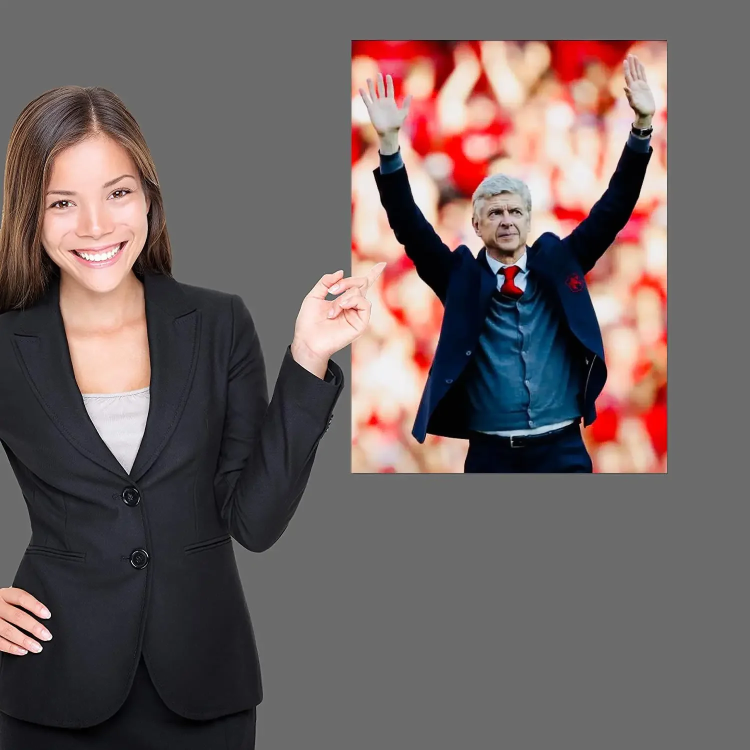 arsene wenger Posters Painting 24x36 Wall Art Canvas Poster room decor Modern Family bedroom Decoration Art wall decor