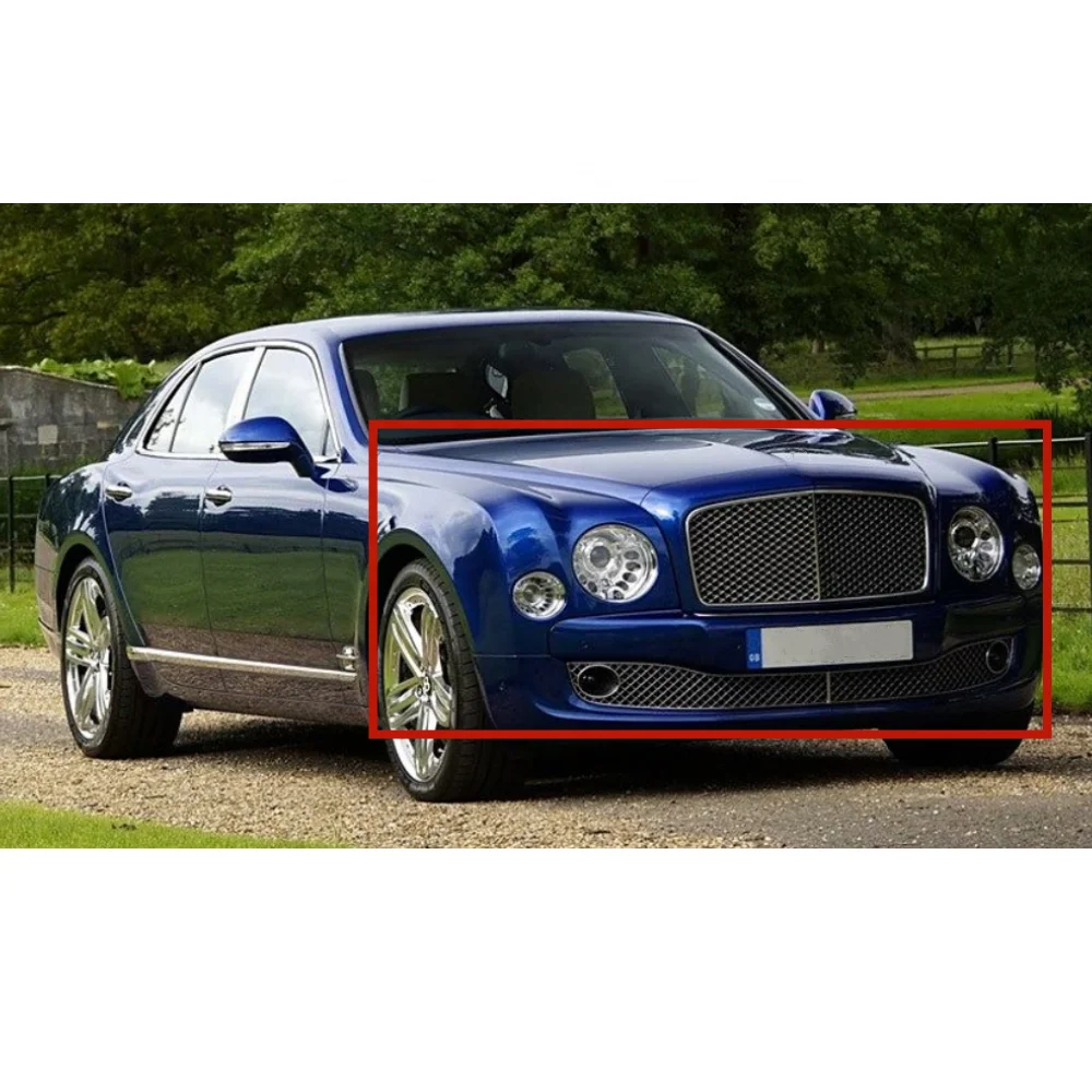 Mulsanne econd Gen Original  Front Bumper Front Radiator Grille Headlight Bolt-On 2010- 100% Tested