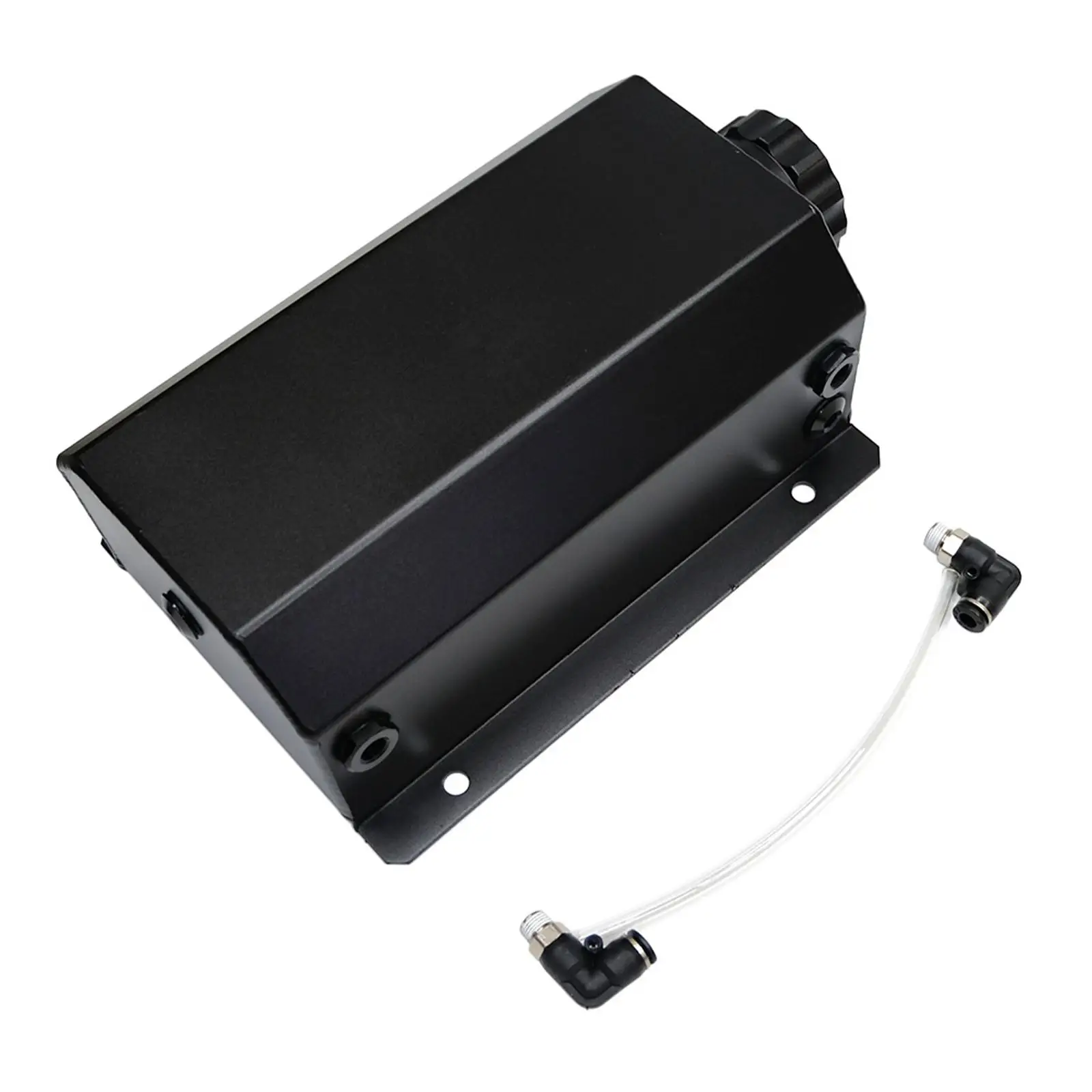 Aluminum Heat Sink Overflow Tank 2L Coolant Reservoir Universal Replacement for Enhanced Vehicle Engine Cooling System
