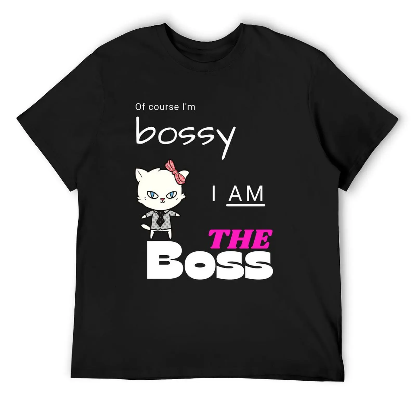 I am the Boss, Boss Lady Design T-Shirt topping hippie clothes anime tshirt mens white t shirts