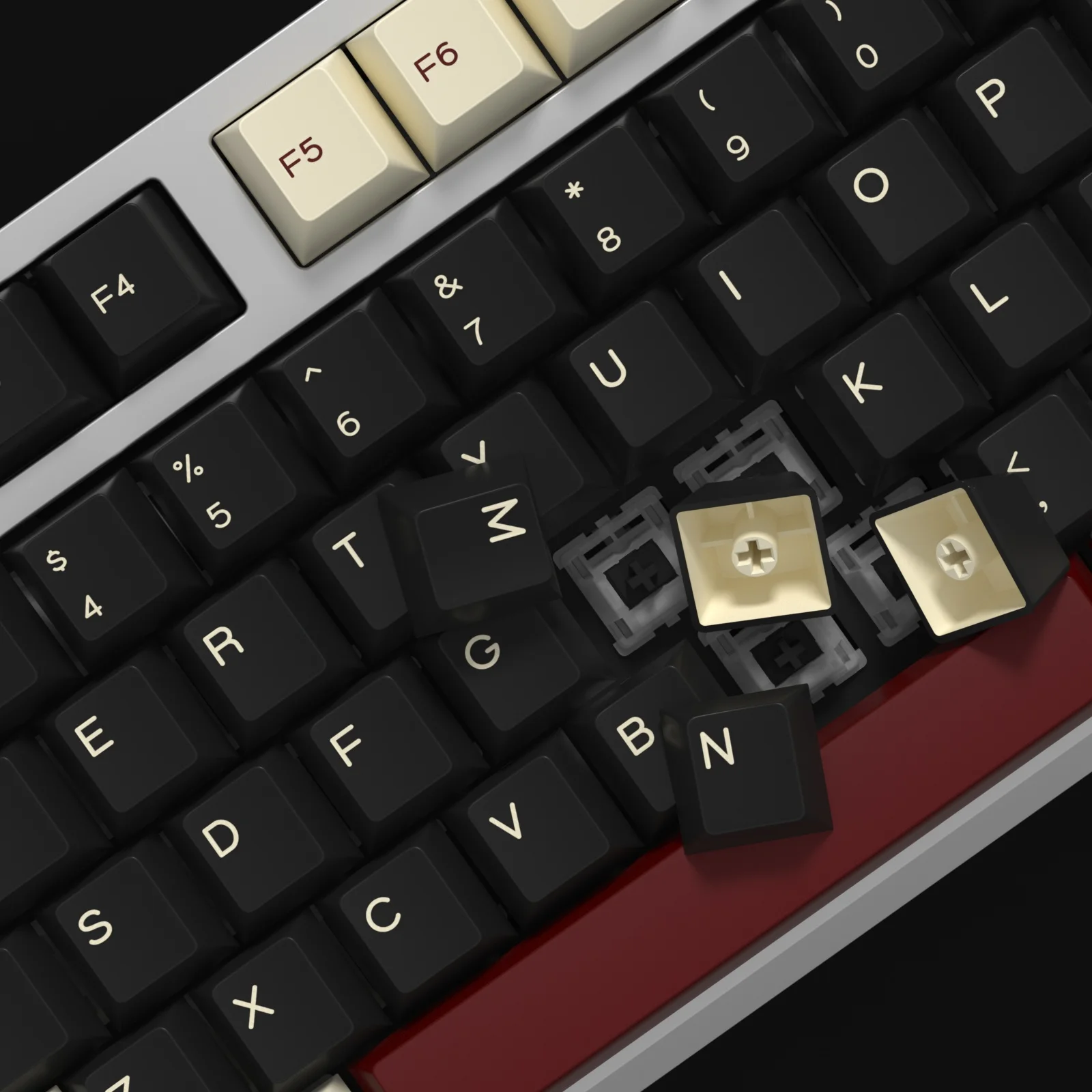 Imagem -06 - Kbdiy-gmk Rome Keycap Perfil Cereja Double Shot Pbt Iso Gamer Kit Teclado Mecânico Gaming Point Retro