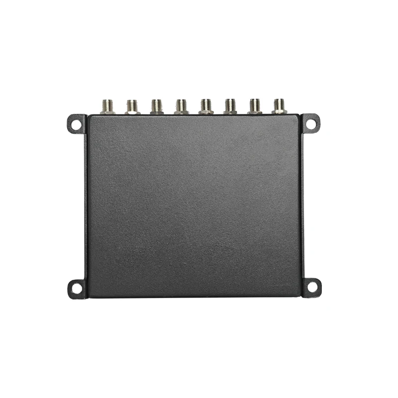 WYUAN UHF RFID 4/8 puertos SMA lector fijo dividido escritor 860-960MHz lectores de tarjetas de Control de acceso para supermercado no tripulado