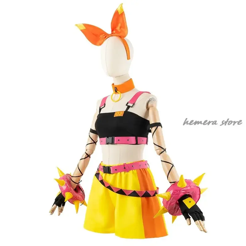

2023 Future Anime Animation Costume Virtual Role Party Cos Halloween Women's Set New Skin Dropshipping