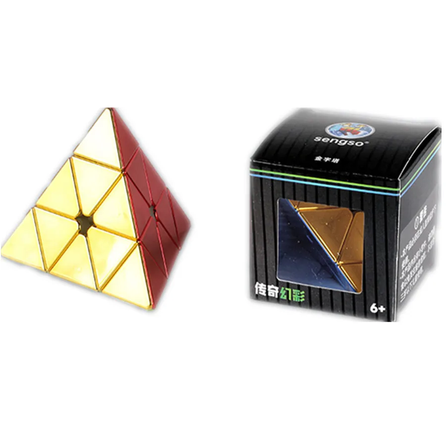 

Магический магнитный куб Shengshou Legend Pyramid Plating 3x3x3, оригинальный Sengso Cubo Magico, развивающие игрушки