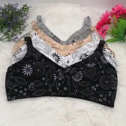 Wire free bra 54F 54E 54DD 52F 52E 52DD 50F 50E 50DD 48F 48E 48DD 46F 46E 46DD 44F 44E 44DD sexy cotton lingerie women bras C30