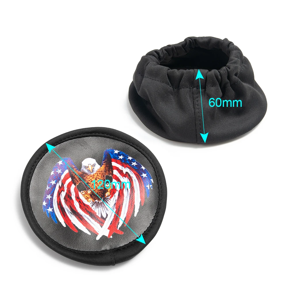 MIBIDAO 1/10 RC Crawler Leather Spare Tire Cover Anti Dust Cover for TRX4 TRX6 D90 Axial SCX10 90046 Capra GEN8 Wraith