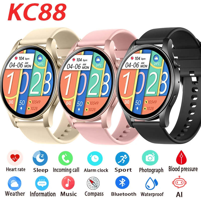 Neue Bluetooth Call Herren Smartwatch mit 107 Sport modi, Outdoor Fitness, Android Kompatibilität, iOS Herren Smartwatch 2024