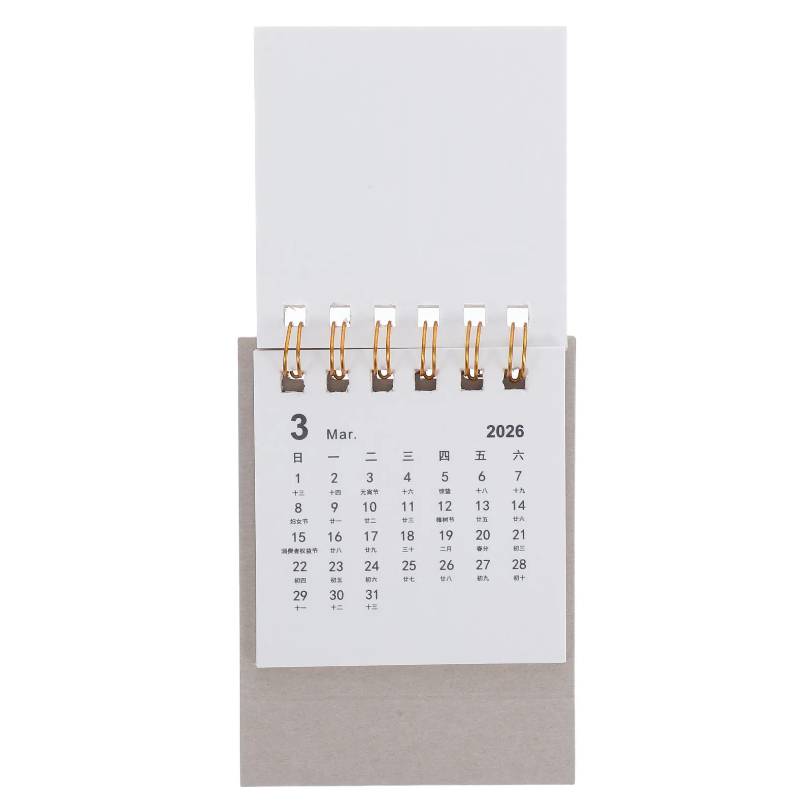 

Mini Desktop Calendar 2026 Tear Off Daily Planner Compact Lightweight Minimalist Block Calendar for Office Desk Home