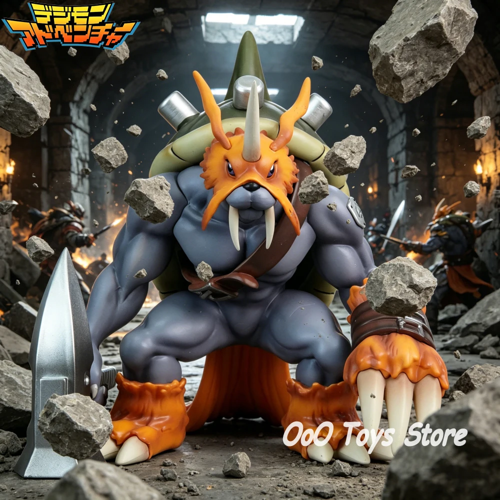 

Аниме-фигурка Digimon Adventure: Зудомон, коллекционная статуэтка из ПВХ, настольное украшение, модель игрушки, подарок, 21 см/8,27 дюйма
