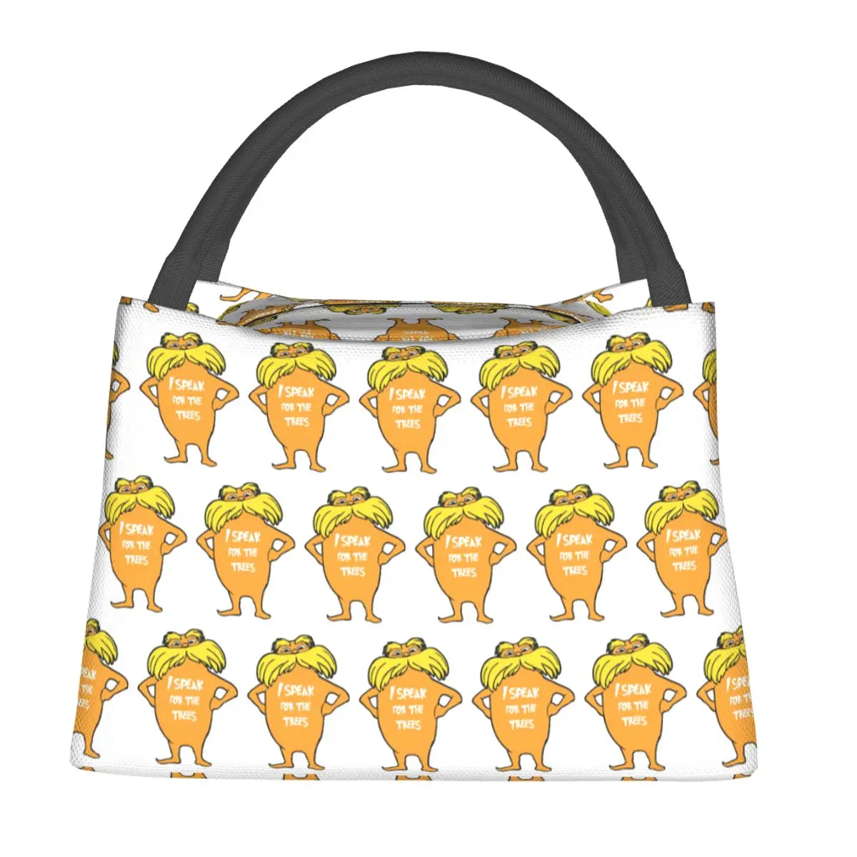 Lorax I Speak For The Trees Insulated Lunch Bag for Women Kids Leakproof Food Boxes Thermal Lunch Box Tote