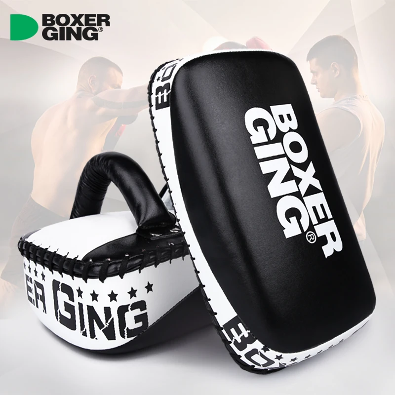 Foot Target Sport Training Boxing Muay Thai Kick Pad Training Shield Curve Pads Punch MMA Fight Punching Bag Durable 5 colors