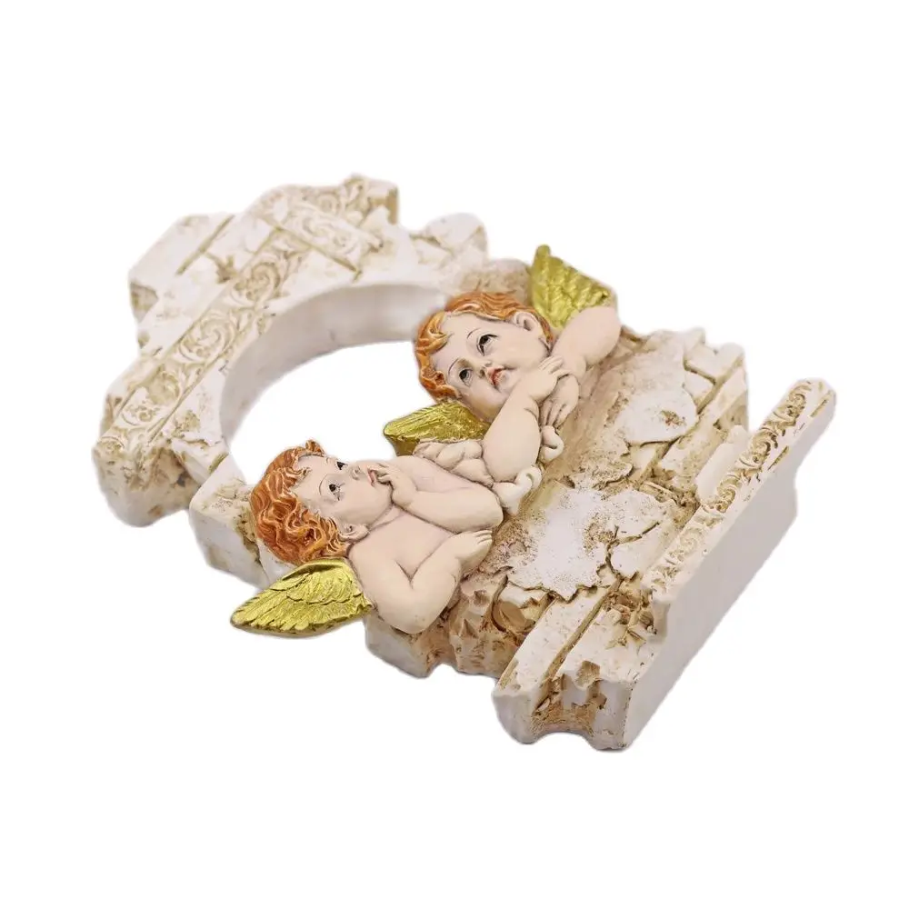 2-Pack Baby Angel Silicone Mold for Baking Chocolate Sugarcraft Cake Decorations DIY Ornament Candle & Soap Mould for Resin Poly