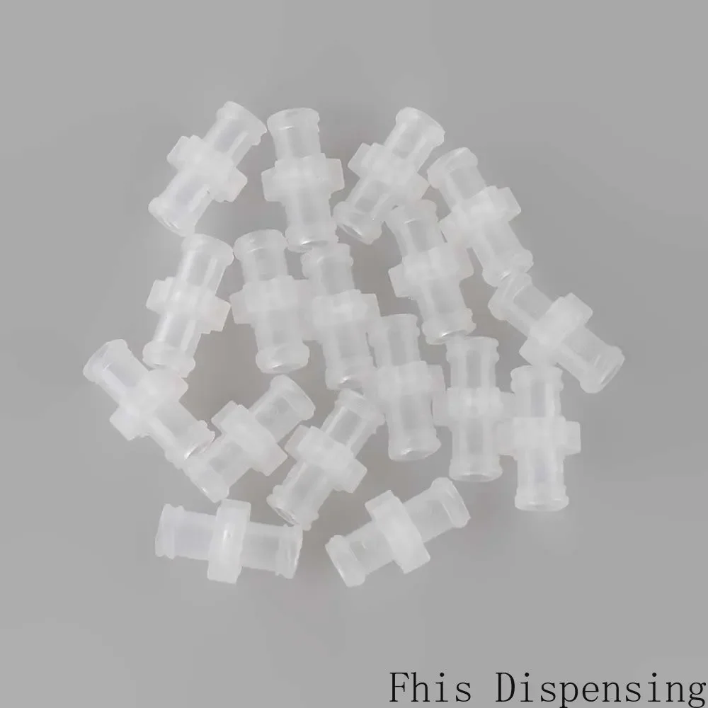 

Double Male Screw Joints Luer Male Screw Connector Male Connection Union for Luer Syringe Double Joints Or Connector 100pcs