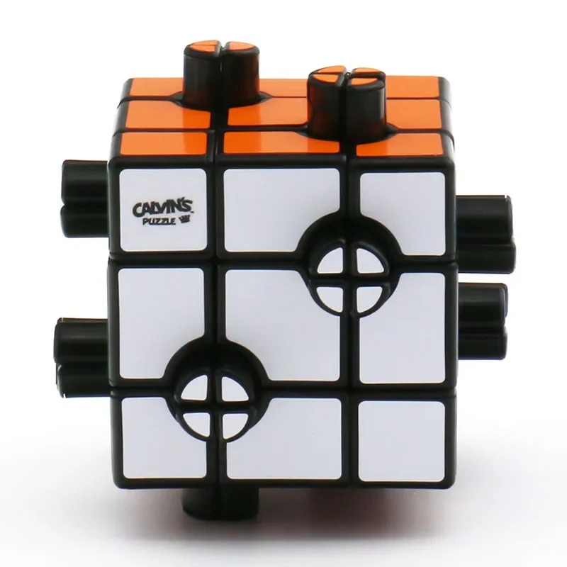 Calvin's ปริศนา 3x3x3 ปุ่ม Cube Magic Cube 3x3 รูปพิเศษแหวน Magic Magic ปริศนาของเล่น Cube ปริศนา 3x3 Cubo ของเล่นสําหรับเด็ก