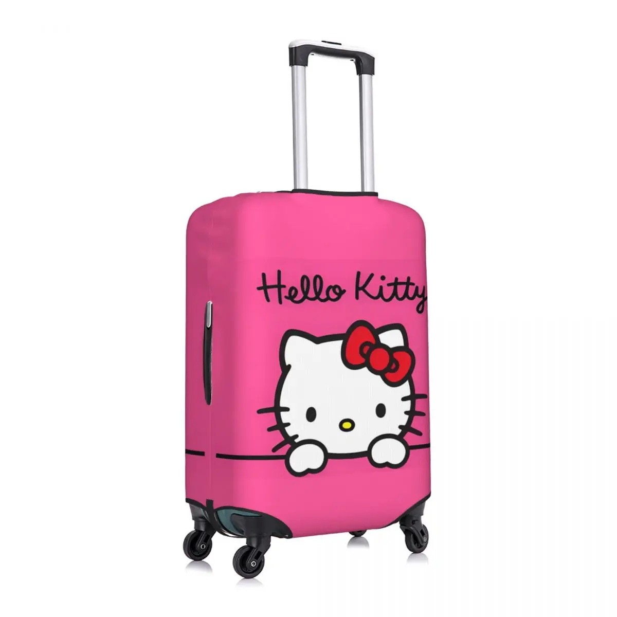 Hello Kitty Cute Cat Animal Suitcase Cover Strectch Travel Protector Luggage Supplies Vacation