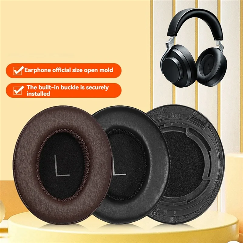 B27B AONIC50 وسادات الأذن ل Shure AONIC 50 سماعات إلغاء الضوضاء استبدال وسائد الأذن سماعات الأذن بطانة للأذن إصلاح أجزاء البني