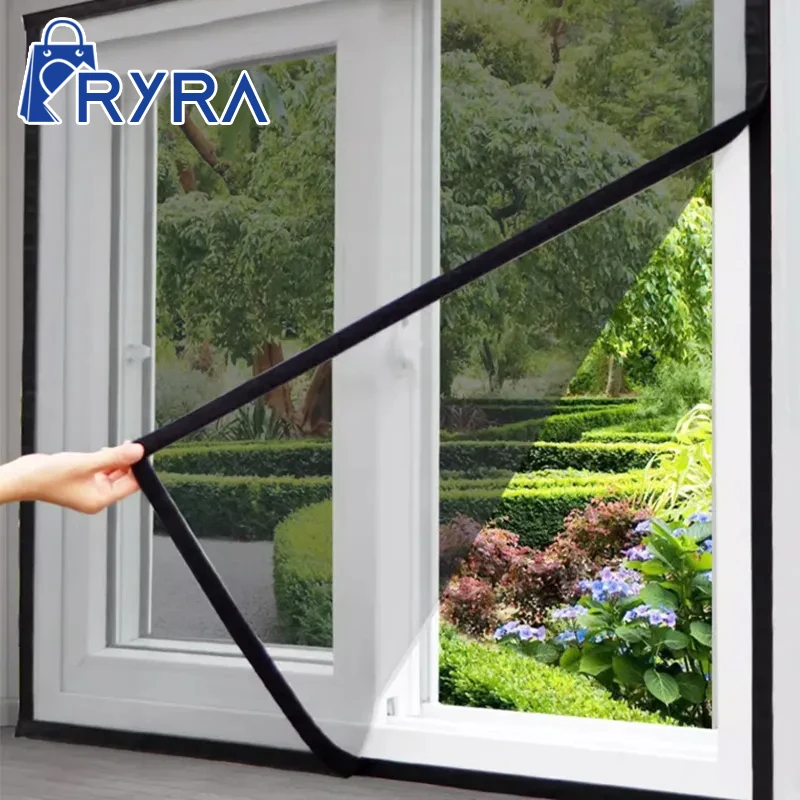 Window Mosquito Net Self-adhesive Anti Mosquito Door Mosquito Mesh DIY Free Cutting Mosquito Net Anti Fly Insect Curtain Screen