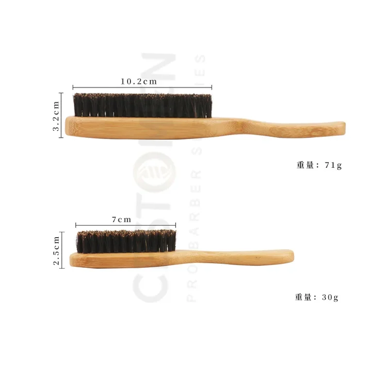 Cepillo de afeitar de barba con mango de madera para hombre, plumero de cuello para corte de pelo, cepillos de limpieza, peine de peinado, herramientas de peluquero, nuevo