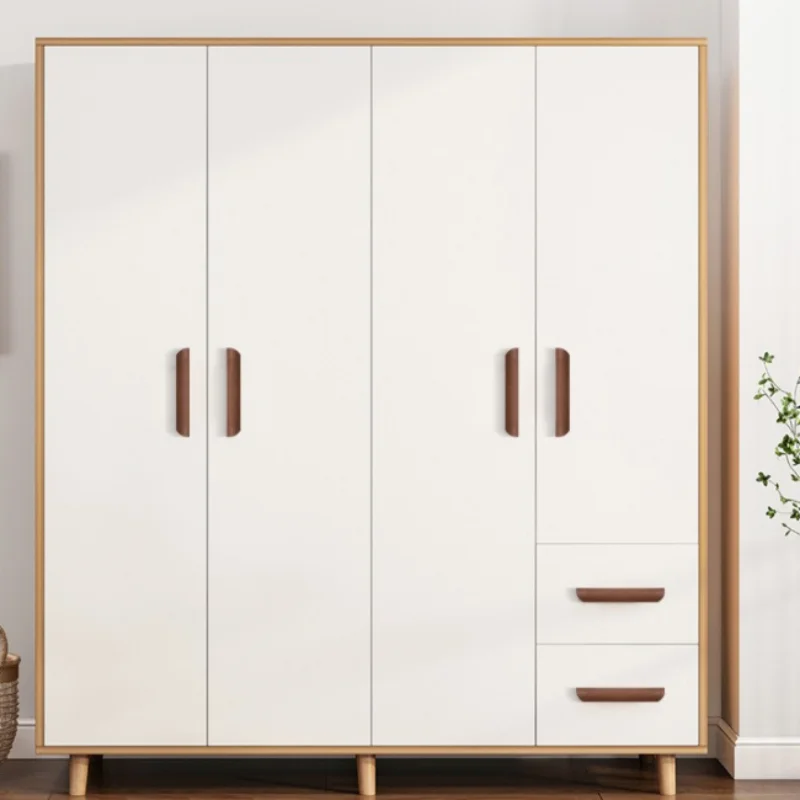 Nordic Wooden Furniture Handle Drawer Pulls Cabinet Solid Walnut Wood Handles Wardrobe Wood Knob with Mounting Screws