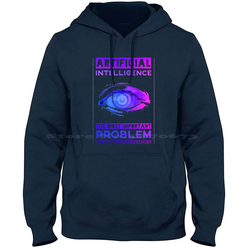 Ai Artificial Intelligence Agi Machine Learning Futuristic Science Technology 100% Cotton Hoodie T Shirt Agi Ai Danger Ai